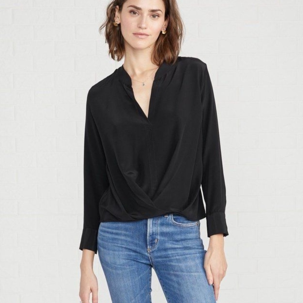 Amour Vert Adrienne blouse (silk)